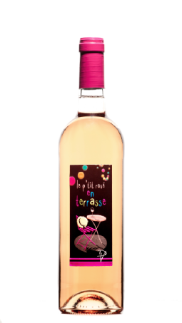bouteille P'tit Rosé en Terrasse- Domaine des Deux Vallées